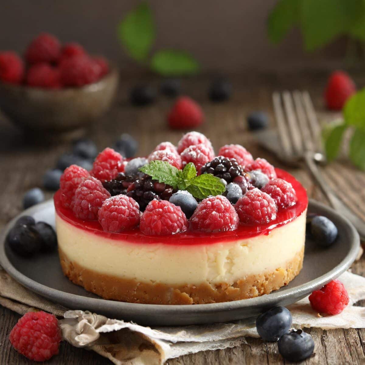 Découvrez comment réaliser un délicieux Cheesecake aux fruits rouges ...